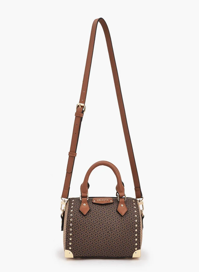سيليست Textured Crossbody Bag With Adjustable Strap